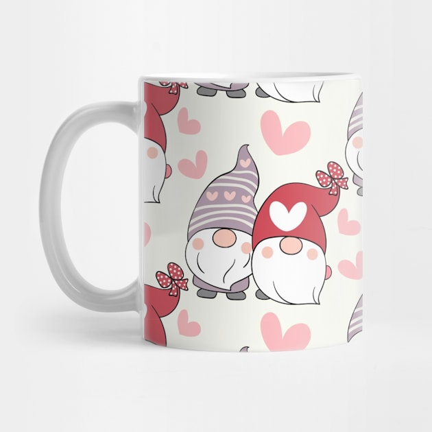 Cute Valentines Day Heart Gnome Lover by jodotodesign